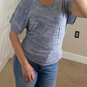 Old Navy Heathered-Blue T-Shirt